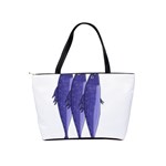 Mackerel  - purple Shoulder Handbags Back