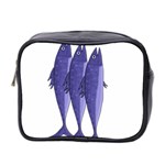 Mackerel  - purple Mini Toiletries Bag 2-Side Front