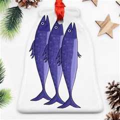 Mackerel  - Purple Ornament (bell) 