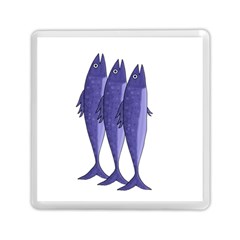 Mackerel  - Purple Memory Card Reader (square)  by Valentinaart