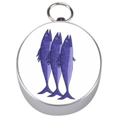 Mackerel  - Purple Silver Compasses by Valentinaart