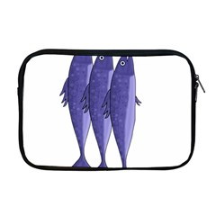 Mackerel  - Purple Apple Macbook Pro 17  Zipper Case