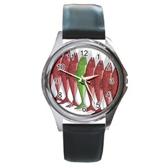 Mackerel Military 2 Round Metal Watch by Valentinaart