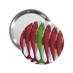 Mackerel Military 2 2 25  Handbag Mirrors by Valentinaart