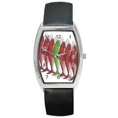 Mackerel Military 2 Barrel Style Metal Watch by Valentinaart