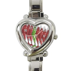 Mackerel Military 2 Heart Italian Charm Watch