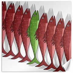 Mackerel Military 2 Canvas 20  X 20  