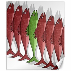 Mackerel Military 2 Canvas 20  X 24  