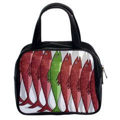 Mackerel Military 2 Classic Handbags (2 Sides)