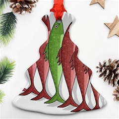 Mackerel Military 2 Ornament (christmas Tree)