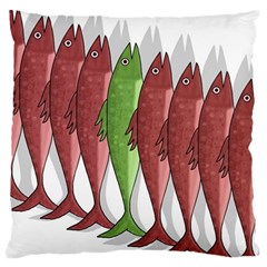 Mackerel Military 2 Standard Flano Cushion Case (two Sides)