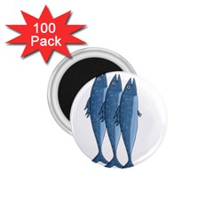 Mackerel 1 75  Magnets (100 Pack) 