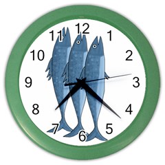 Mackerel Color Wall Clocks