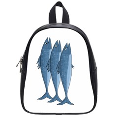 Mackerel School Bags (small)  by Valentinaart