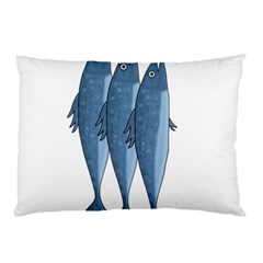 Mackerel Pillow Case (two Sides)