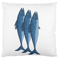 Mackerel Standard Flano Cushion Case (one Side)