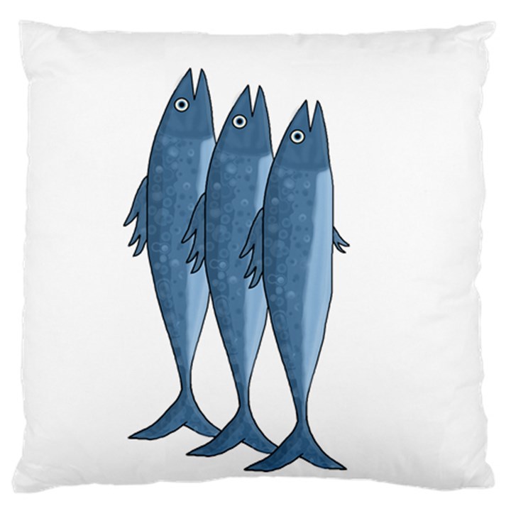 Mackerel Standard Flano Cushion Case (Two Sides)