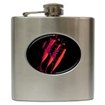 Red fish Hip Flask (6 oz) Front