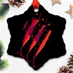 Red fish Snowflake Ornament (2-Side) Back