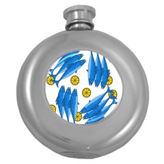 Mackerel Meal 2 Round Hip Flask (5 Oz) by Valentinaart