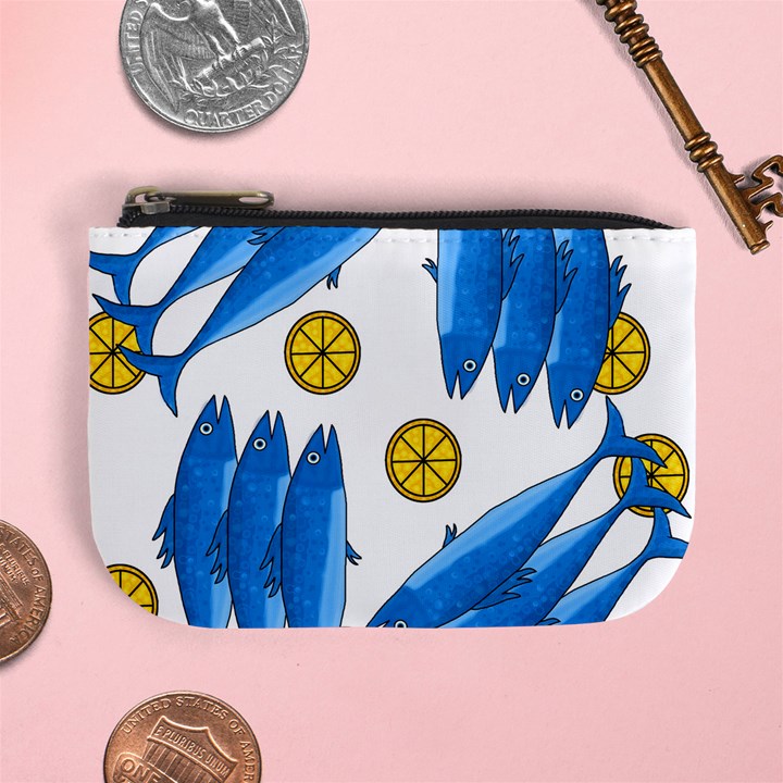 Mackerel meal 2 Mini Coin Purses