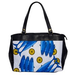 Mackerel Meal 2 Office Handbags by Valentinaart