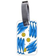 Mackerel Meal 2 Luggage Tags (two Sides)