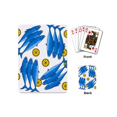 Mackerel Meal 2 Playing Cards (mini)  by Valentinaart