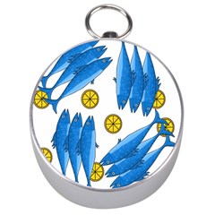 Mackerel Meal 2 Silver Compasses by Valentinaart