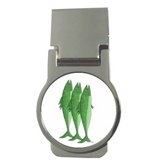 Mackerel - Green Money Clips (round) 