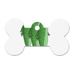 Mackerel - Green Dog Tag Bone (one Side)