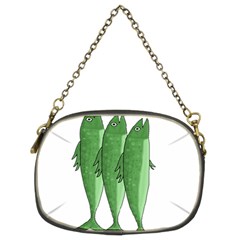 Mackerel - Green Chain Purses (two Sides) 