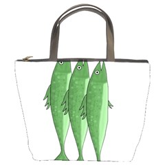 Mackerel - Green Bucket Bags