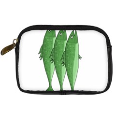 Mackerel - Green Digital Camera Cases by Valentinaart