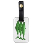 Mackerel - green Luggage Tags (One Side)  Front