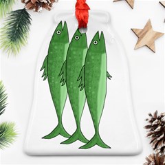 Mackerel - Green Ornament (bell) 