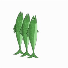 Mackerel - Green Small Garden Flag (two Sides)