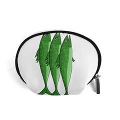 Mackerel - Green Accessory Pouches (small) 