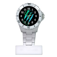 Green Fish Plastic Nurses Watch