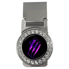 Purple Fish Money Clips (cz) 