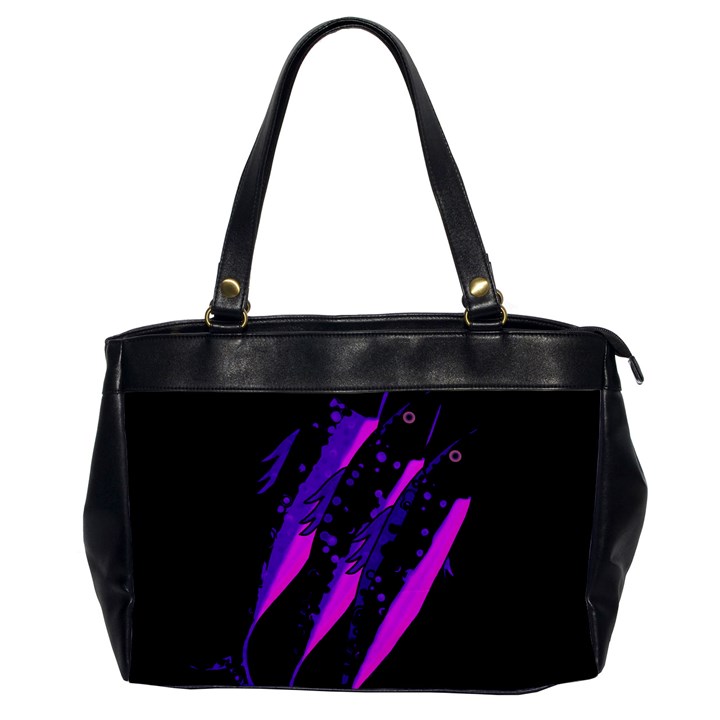 Purple fish Office Handbags