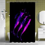 Purple fish Shower Curtain 48  x 72  (Small)  Curtain(48  X 72 ) - 42.18 x64.8  Curtain(48  X 72 )