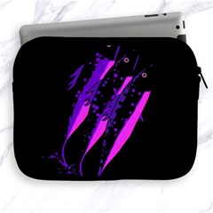 Purple Fish Apple Ipad 2/3/4 Zipper Cases by Valentinaart