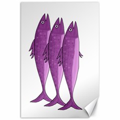 Mackerel - Magenta Canvas 20  X 30  