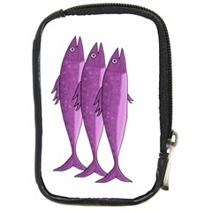 Mackerel - Magenta Compact Camera Cases by Valentinaart