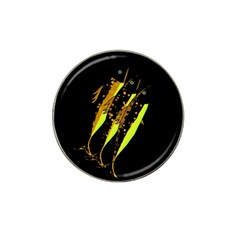 Yellow Fish Hat Clip Ball Marker (4 Pack)