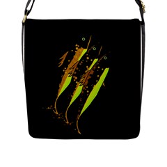 Yellow Fish Flap Messenger Bag (l) 