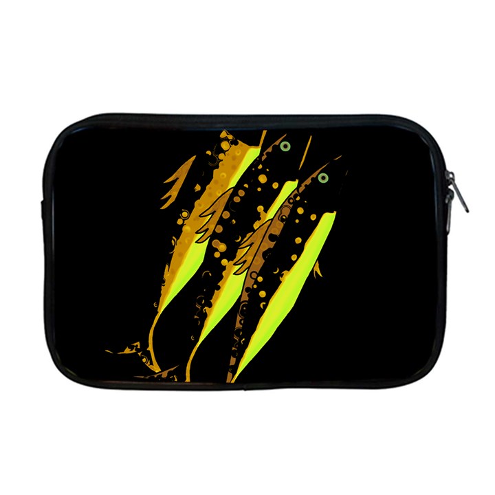 Yellow fish Apple MacBook Pro 17  Zipper Case