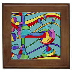 Abstract Machine Framed Tiles by Valentinaart