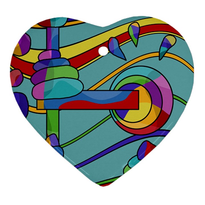 Abstract machine Ornament (Heart) 